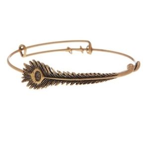 Alex & Ani peacock feather bangle